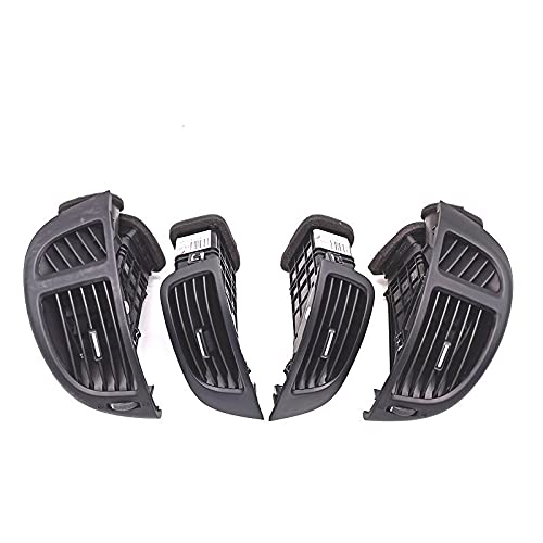 ASDGH Mattschwarze seitliche Entlüftungskanaldüse, Links und rechts passend, for Kia, FORTE Koup Cerato, Klimaanlage, AC-Auslass, Luftauslass Lüftungsgitter am Armaturenbrett(4pcs) von ASDGH