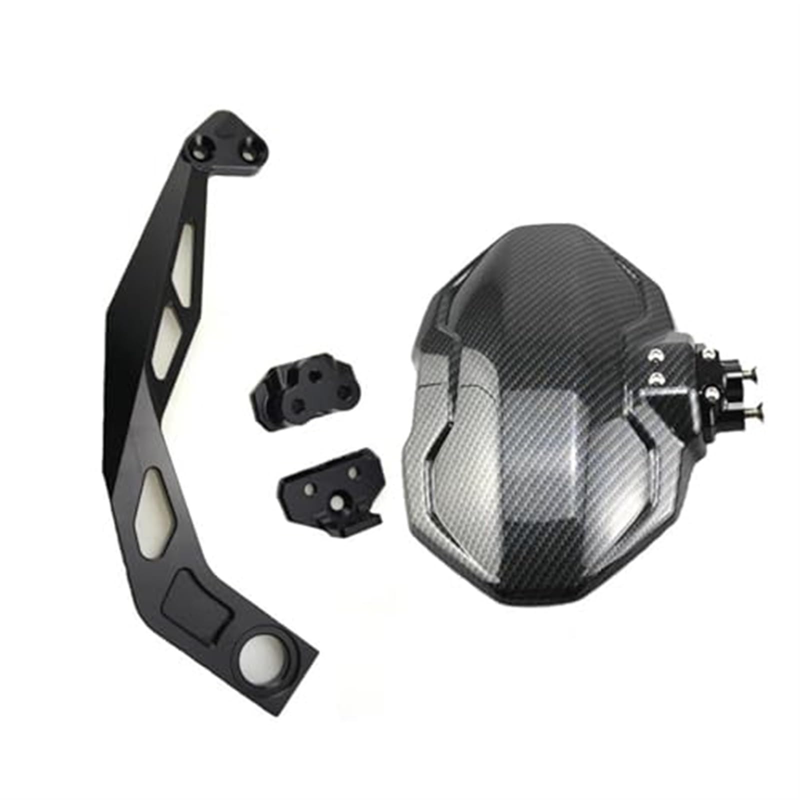 ASDGH Motorrad-Kotflügel for MT-09 for FZ-09 09 V3.0 2022-2023 Motorrad-Kotflügel hinten, Kotflügel, Spritzschutz, ABS, Radschutz, Abdeckung, vorderer Kotflügel Rennrad-Schutzbleche(Carbon fibre1) von ASDGH