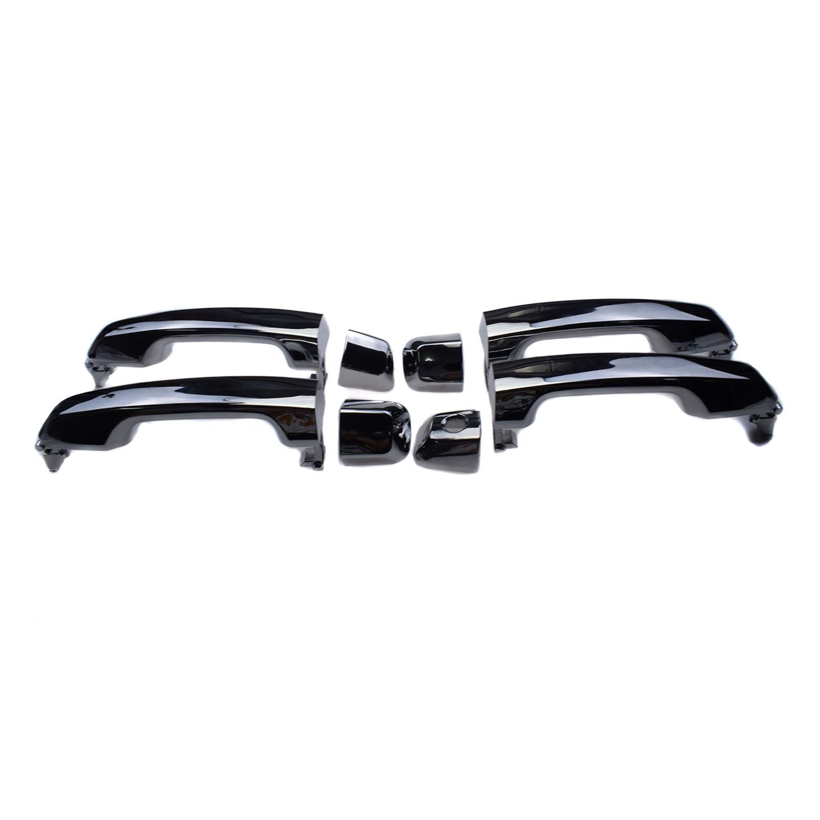 ASDGH Vorne Hinten Links Rechts Chrom Außentürgriff 2010-2018, for Toyota, 4Runner Land Cruiser, for Lexus, GX460 6921060100 Autotürgriffabdeckung(4 Sides Set) von ASDGH