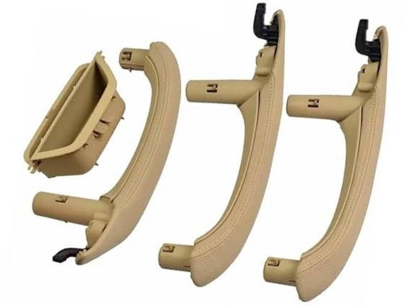 Auto Links Rechts Innen Leder Außenabdeckung Verkleidung Türgriff Innentürverkleidung Griff Zugverkleidung Abdeckung, for, X3 X4 F25 F26 51417248502 Innentürgriffgriff(LHD Beige 4pcs) von ASDGH