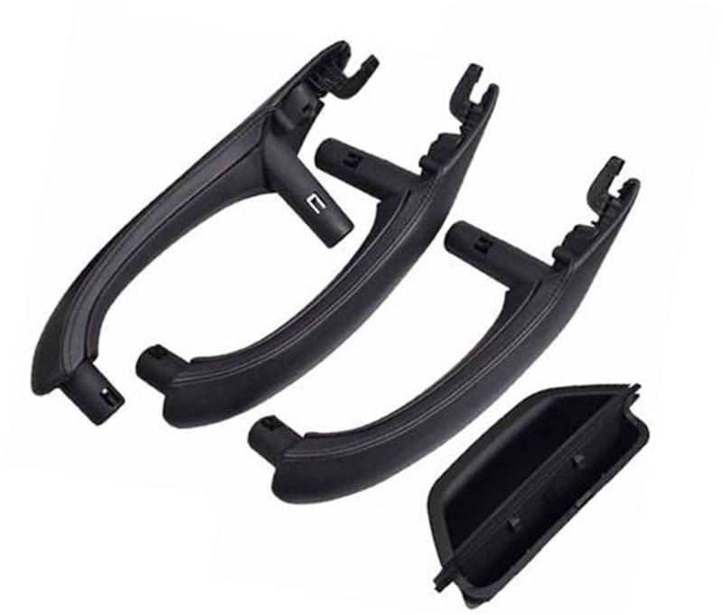 Auto Links Rechts Innen Leder Außenabdeckung Verkleidung Türgriff Innentürverkleidung Griff Zugverkleidung Abdeckung, for, X3 X4 F25 F26 51417248502 Innentürgriffgriff(LHD Black 4pcs) von ASDGH