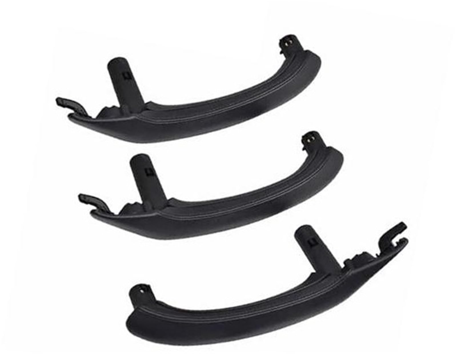 Auto Links Rechts Innen Leder Außenabdeckung Verkleidung Türgriff Innentürverkleidung Griff Zugverkleidung Abdeckung, for, X3 X4 F25 F26 51417248502 Innentürgriffgriff(RHD Black 3pcs) von ASDGH