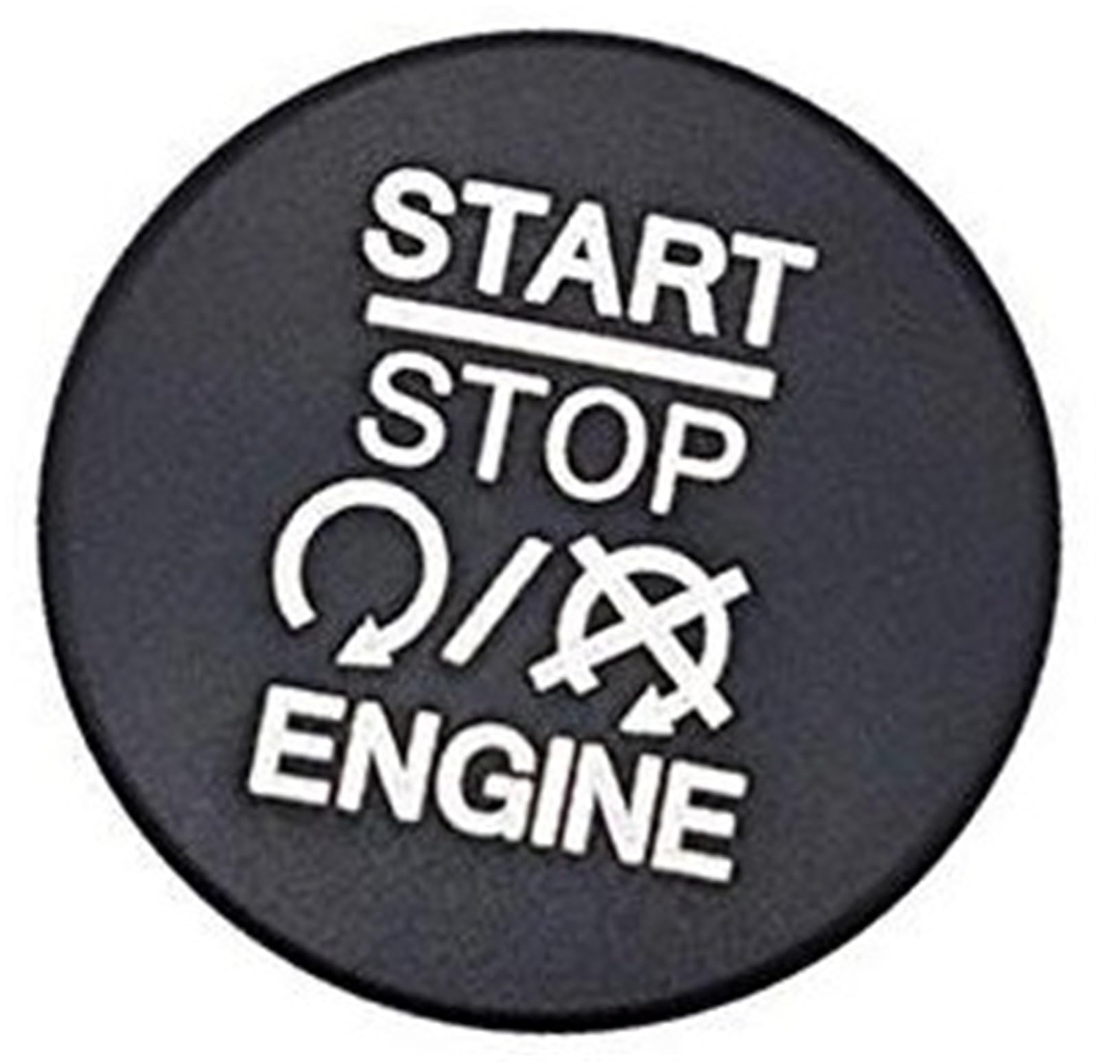 Auto Styling Auto Motor Zündung Start Stop Taste Schalter Ring Aufkleber Abdeckungen Fall, for Jeep, Renegade Commander Abdeckung der Start-Stopp-Taste von ASDGH