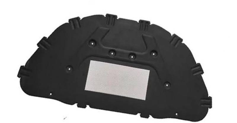 Auto Wärme Schalldämmung Baumwolle Fronthaube Motormatte Pad Abdeckung Noise Deadener, for, X1 E84 2010-2015 Wärmedämmmatte(Black 1 Single Aluminum) von ASDGH