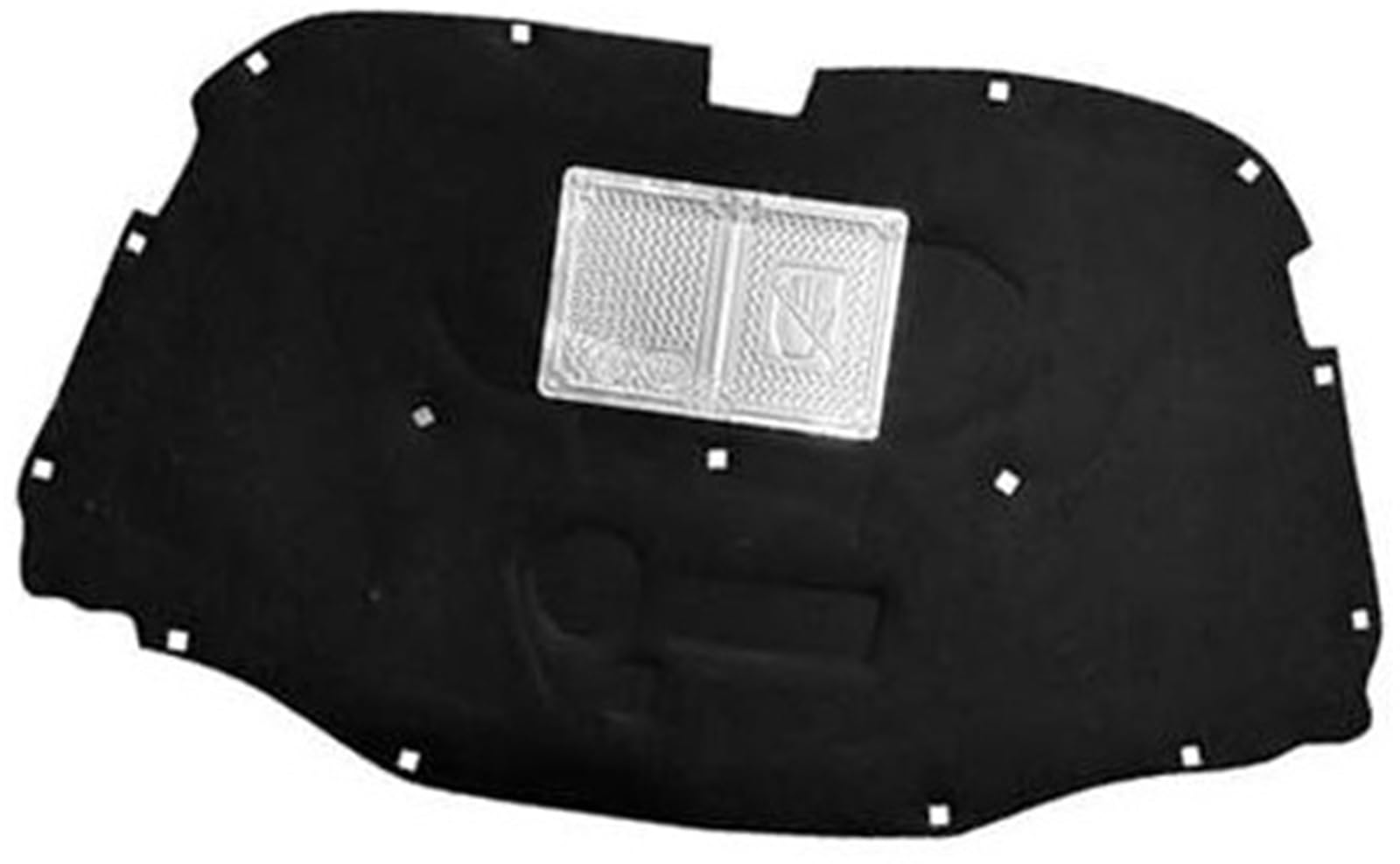 Auto Wärme Schalldämmung Baumwolle Fronthaube Motorpolster Abdeckung Noise Deadener Matte, for VW, for Touareg, 2003-2018 Wärmedämmmatte(Black 2003-2010) von ASDGH