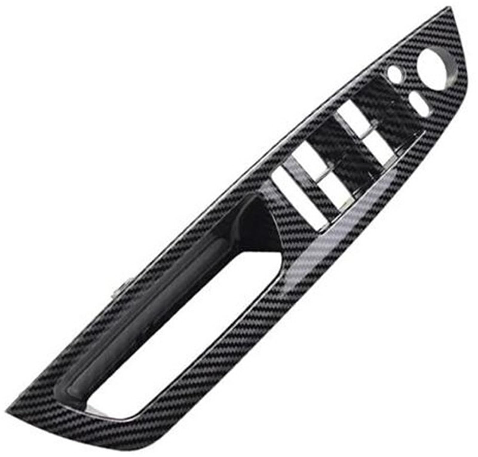 Auto rechts Links Innentür Armlehne Panel Griff Pull Trim Halter Auto Innenzubehör, for, E70 X5 E71 E72 X6 SAV Innentürgriffgriff(LHD-Carbon Fiber) von ASDGH