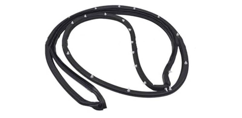 Fenstertürdichtungen Türgummidichtungsstreifen, for Mitsubishi, for Montero for Pajero 3 4 for MK3 for MK4 V73 V75 V77 V78 V93 V97 V98 Dichtungsleisten-Zierleiste(BLACK Front left) von ASDGH