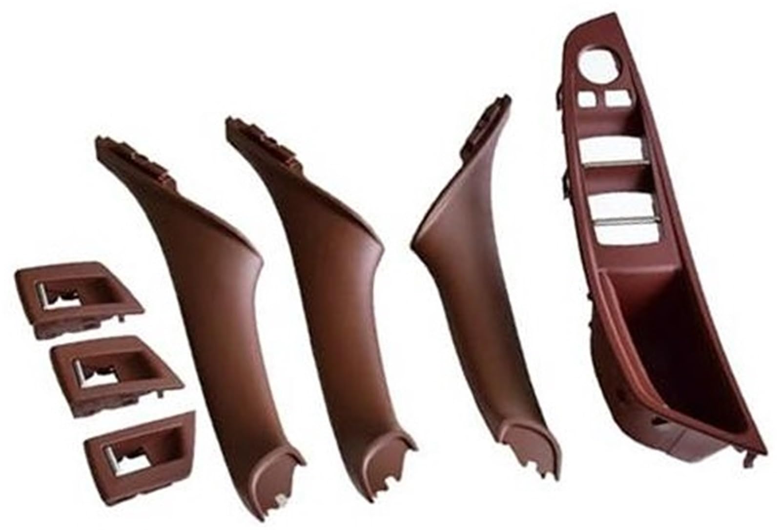 Innentür-Zuggriff, Innenverkleidung, Ersatz, for, 5er F10 F11 F18 520i 523i 525i 528i 535i Innentürgriffgriff(Model B Redbrown) von ASDGH