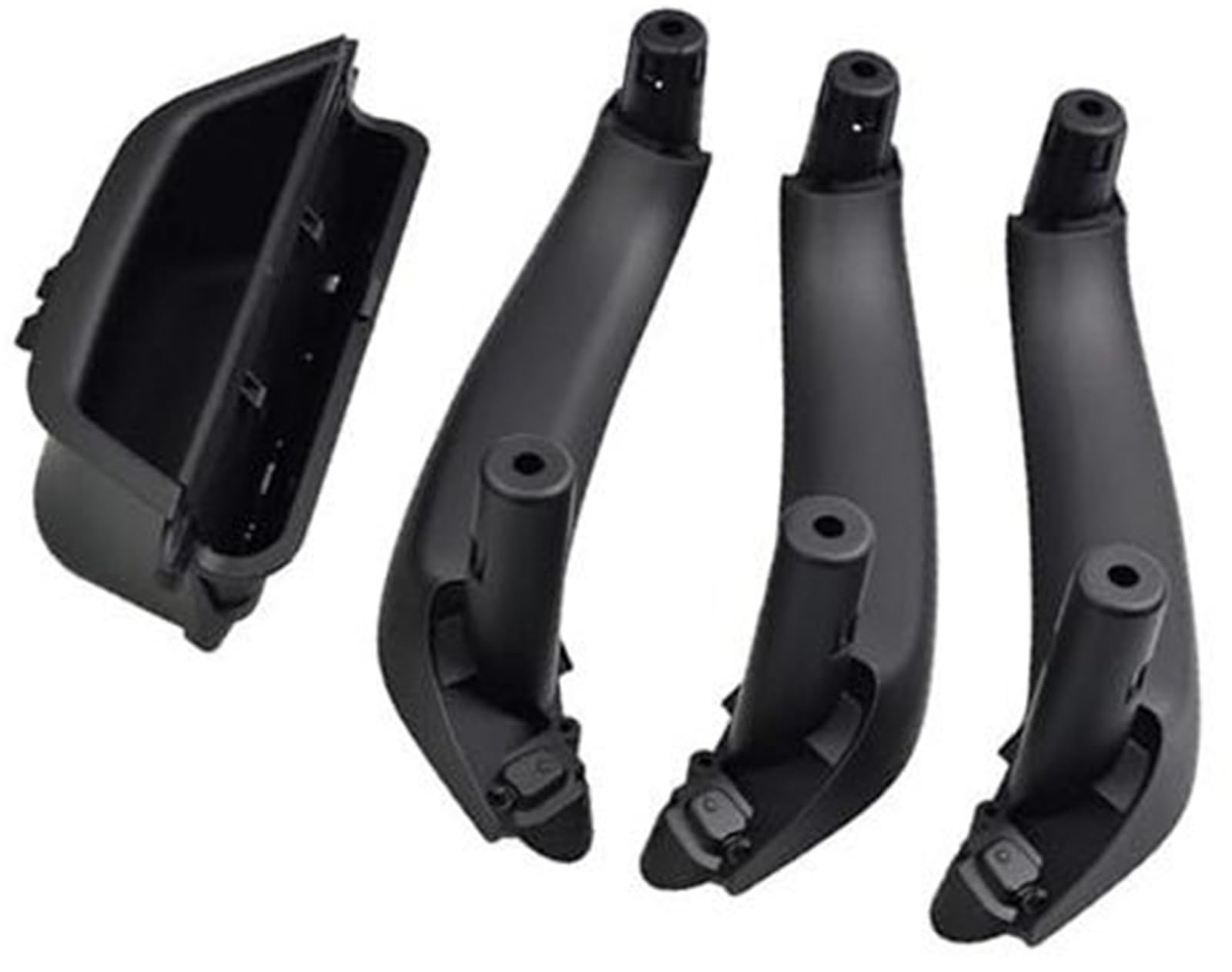 LHD Auto Links vorne Innentürgriff innerer Fahrersitz Seitenverkleidung Griff Pull ABS Trim, for, X3 X4 F25 F26 2010–2017 51417394519 Innentürgriffgriff(Black-4pcs) von ASDGH