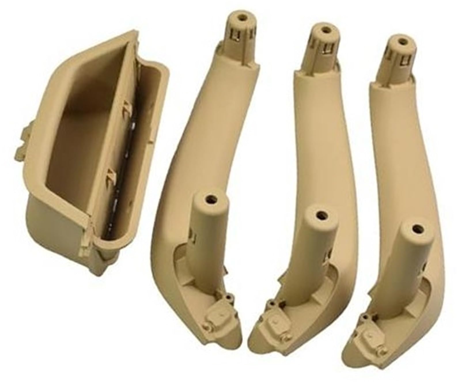 LHD Auto links vorne Innentürgriff innerer Fahrersitz Seitenverkleidung Griff Pull ABS Trim, for, X3 X4 F25 F26 2010–2017 51417394519 Innentürgriffgriff(Beige-4pcs) von ASDGH