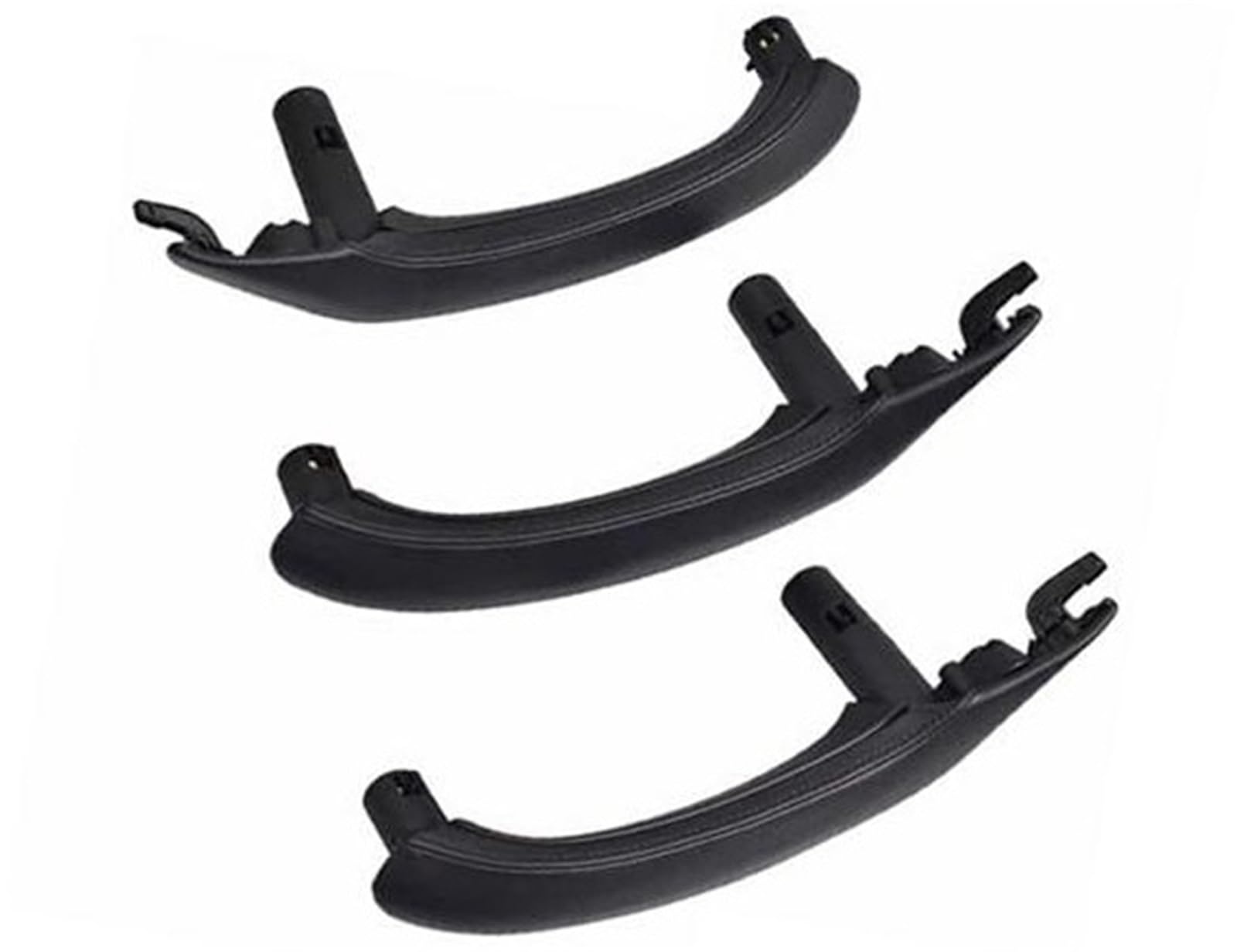 LHD RHD Auto vorne Links Türinnengriff Zugverkleidung Türinnenverkleidung Griff, for, X3 F25 X4 F26 2011–2017 Autozubehör 51417248502 Innentürgriffgriff(LHD Black 3pcs) von ASDGH