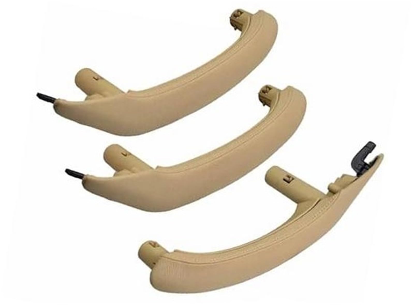 LHD RHD Beige Schwarz Auto Links Rechts Innentürgriff Innentürverkleidung Griff Zugverkleidung, for, X3 X4 F25 F26 2010-2017 51417248502 Innentürgriffgriff(RHD Beige 3pcs) von ASDGH