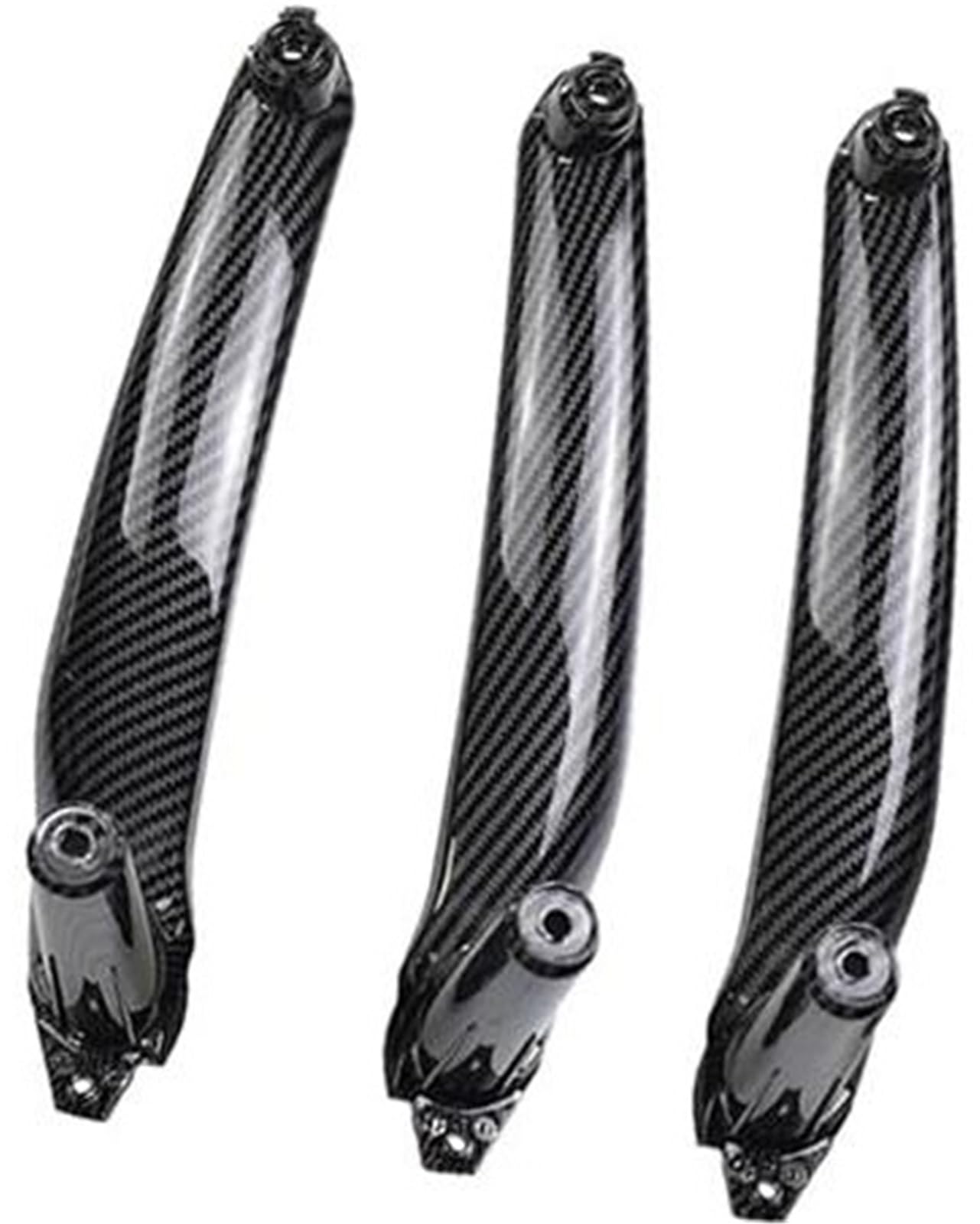 Linke rechte Seite Innenarmlehne Türverkleidung Griff Zugverkleidungsabdeckung, for, E70 X5 E71 X6 Innentürgriffgriff(Carbon Fiber-LHD) von ASDGH