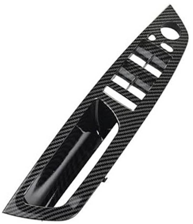 Linke rechte Seite Innenarmlehne Türverkleidung Griff Zugverkleidungsabdeckung, for, E70 X5 E71 X6 Innentürgriffgriff(Carbon Fiber-Panel) von ASDGH