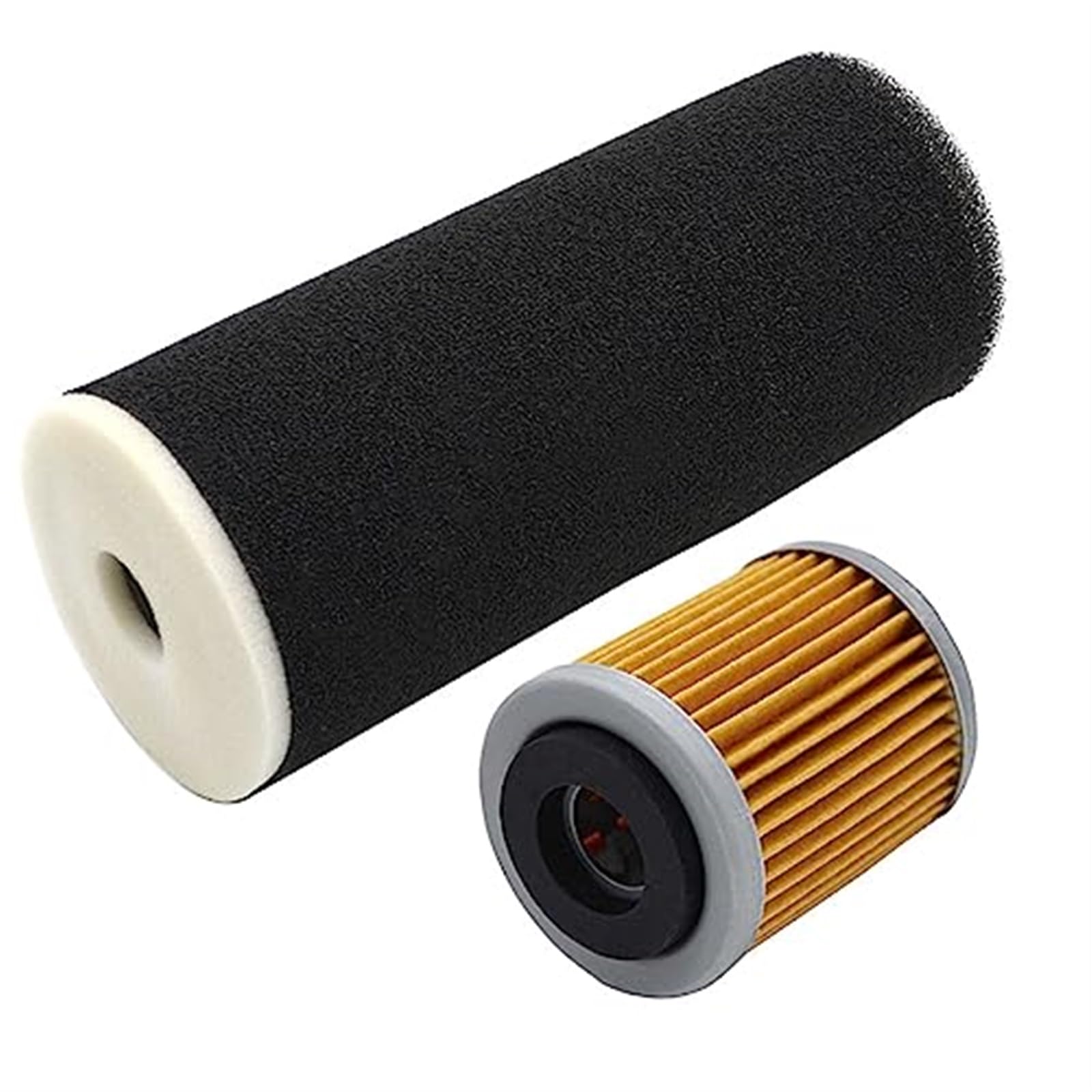 Motorrad Luftfilter & Ölfilter & Zündkerze for 1UY134400100 1UY1344002 1UY134400200 YFM350FX YFM350X YFM350R Luftfiltermotor(Black Set-1) von ASDGH