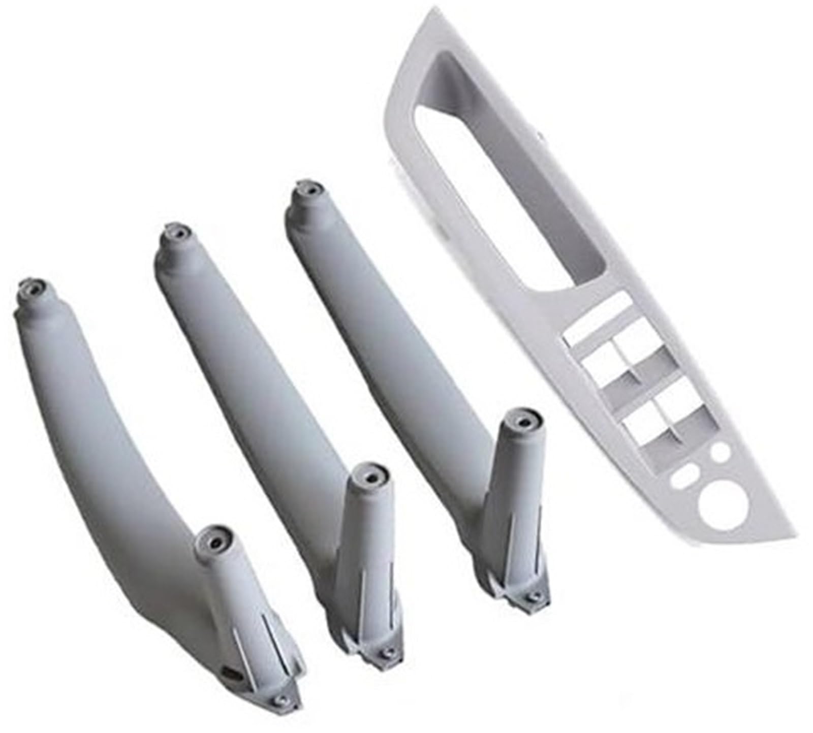 Rechts Links Innentürverkleidung Griff Pull Trim Halter Auto Innenzubehör, for, E70 X5 E71 E72 X6 SAV Auto Styling 51416969401 Innentürgriffgriff(Gray-4pcs) von ASDGH