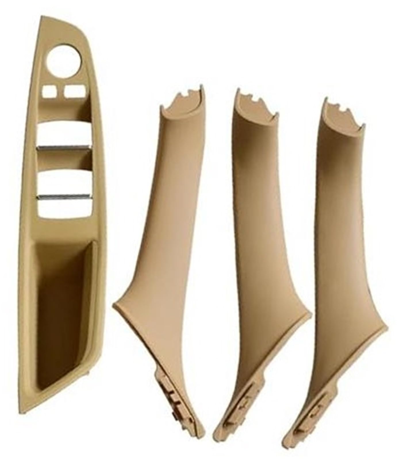 Rotbraune Innentürgriff-Armlehnen-Limousinenverkleidung, for, 5 Serie F10 F11 520i 525d 535i 550i 523i 51417225853 Innentürgriffgriff(Beige-4pcs) von ASDGH