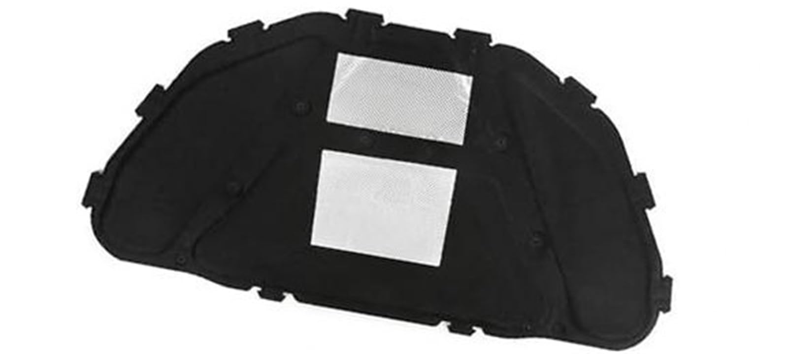 Schalldichte Baumwollabdeckung for die Motorhaube, Wärmedämmmatte for die vordere Motorhaube, for, X1 E84 2010-2015 Wärmedämmmatte(Black 2pcs Al Foil) von ASDGH