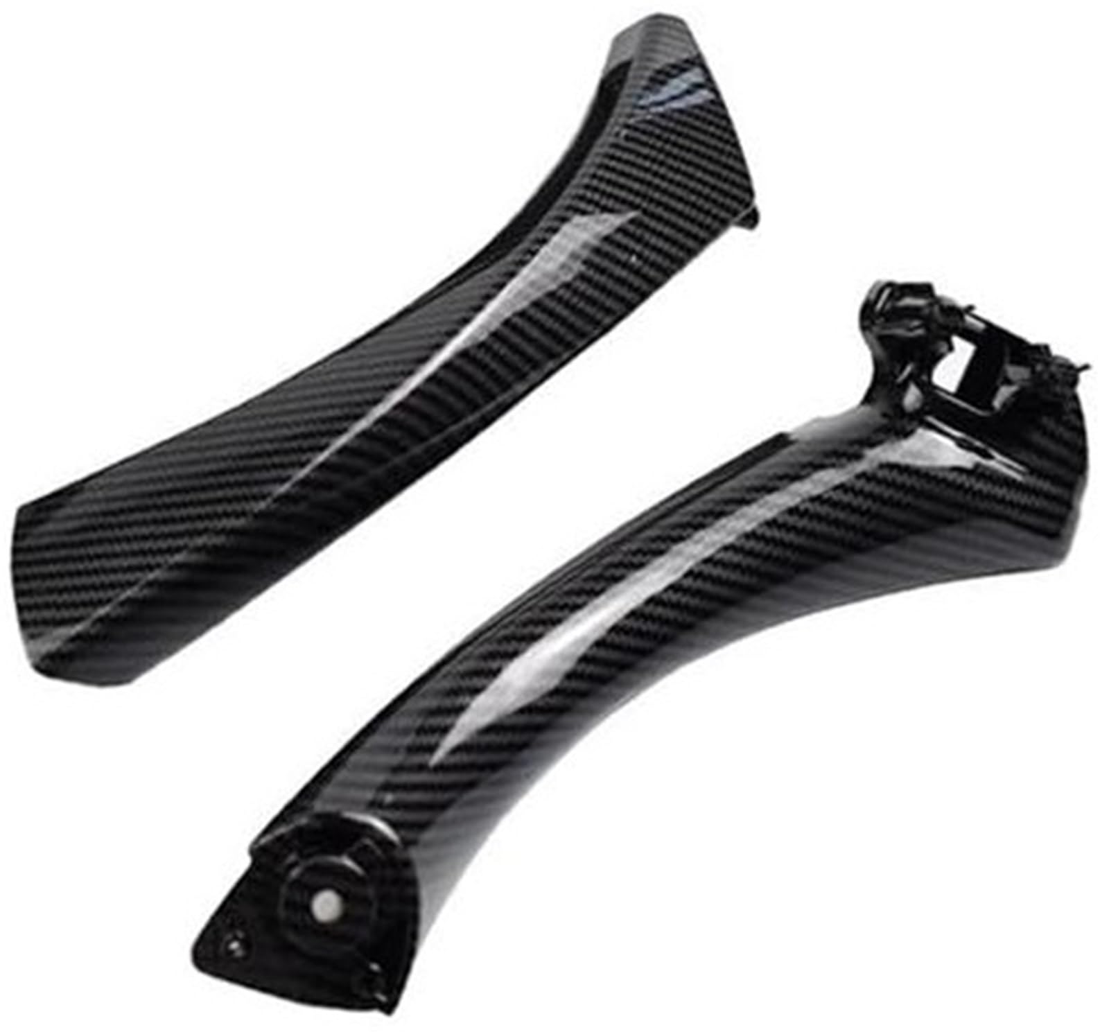 Schwarz Beige Links Rechts Auto Innengriff Innentür Armlehne Panel Pull Trim Abdeckung, for, 3 Serie E90 E91 328 330 335 51417230849 Innentürgriffgriff(Carbon Fiber-Right) von ASDGH