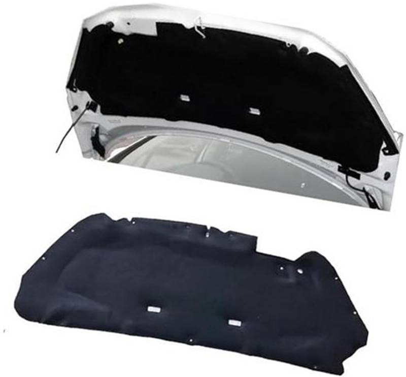 Wärme-Schallmatte, Isolierungswattepad, for Peugeot, 308 T8 T9 2012 2013 2014 2015 2016 2017 2018 2019 2020 Wärmedämmmatte(Black T8 2012-2015) von ASDGH