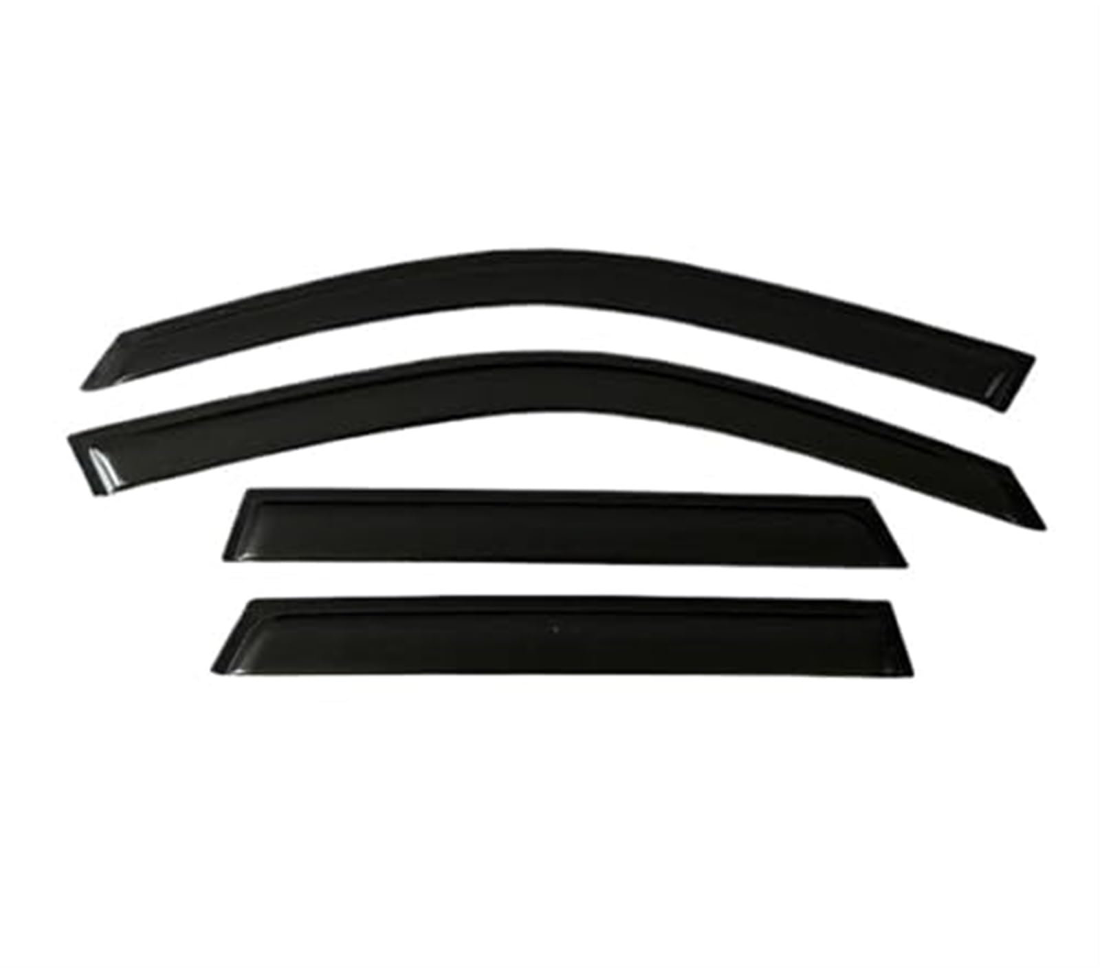 for Kia, for Optima K5 2006–2015, wettergeschützte Türblende, Wind- und Sonnen-Regenschutz, Seitenfenster-Windabweiser, Fensterblende Windabweiser-Set(Black 11-15) von ASDGH