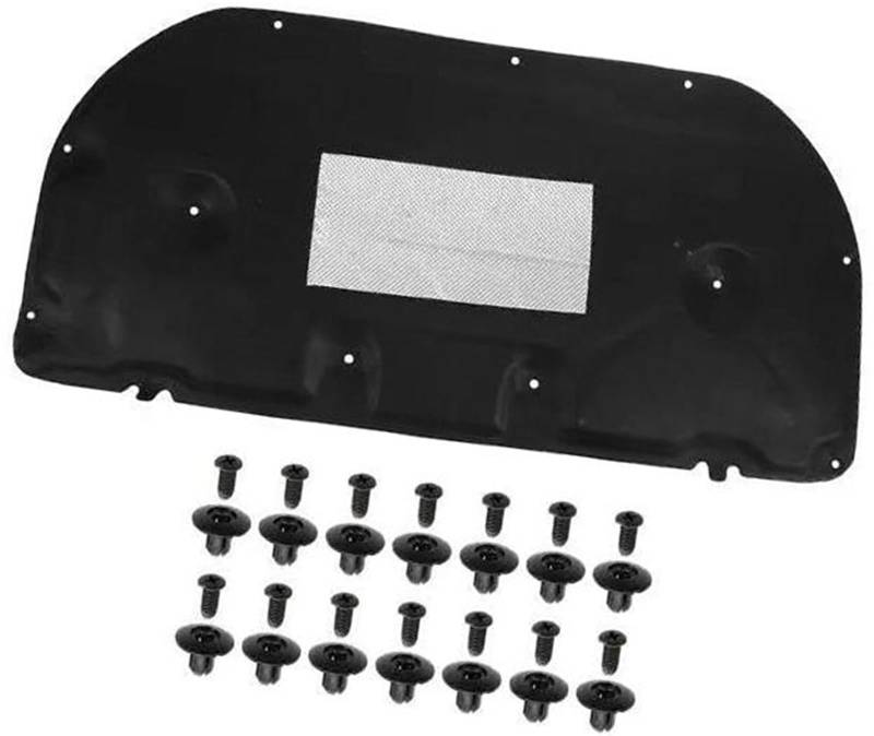 , for Toyota, for Prado 2010-2020 Auto Front Motorhaube Schall Wärmedämmung Wattepad Schallschutzmatte Abdeckung Schaumstoff Wärmedämmmatte(Black 2010-2017) von ASDGH