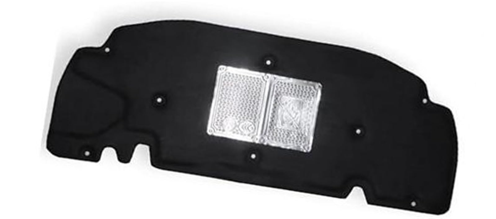 for Toyota, for Vios XP40 MK1 for Soluna for Vios 2003 2004 2005 2006 Fronthaube Motor Schalldämmmatte Pad Wärmedämmmatte(Black 1pcs Aluminum Foil) von ASDGH