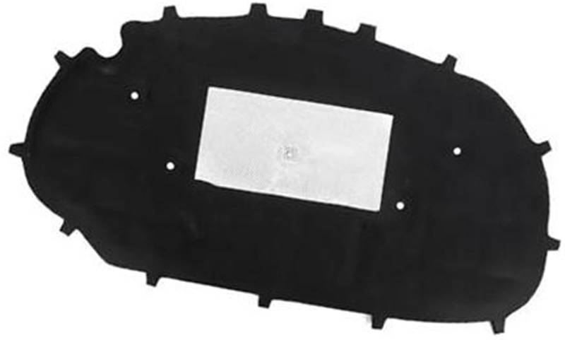 , for VW, for Golf, 6/, for Golf, 6 GTI Fronthaube Motor Baumwolle Schallschutzabdeckung Wärmedämmpolster Wärmedämmmatte(Black) von ASDGH