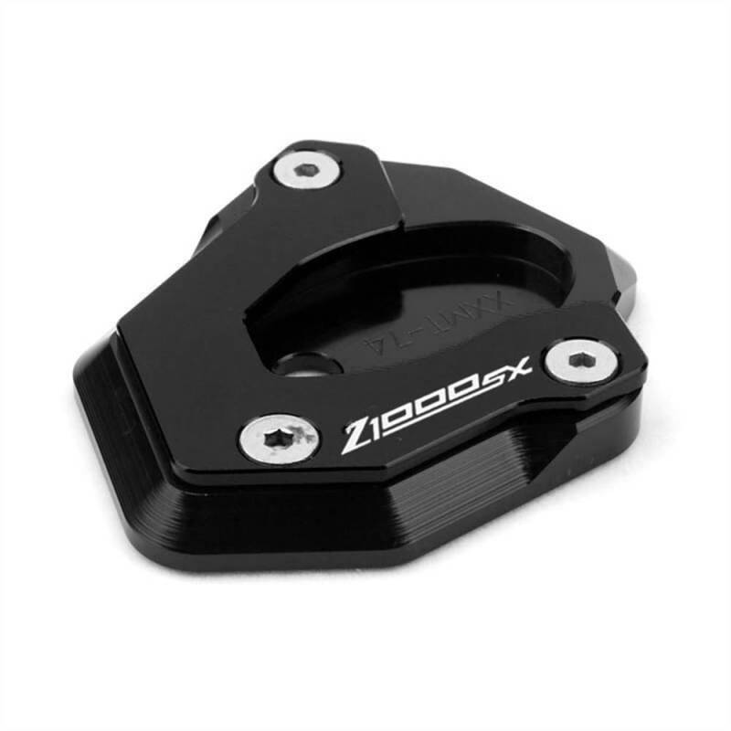 ASDRDDARF Motorrad-Seitenständerpolster Für Ka&wa&saki Z1000 Z1000SX 2011-2020 2019 2018 Z 1000 1000SX Motorrad Kickstand Fuß Seite Stehen Verlängerung Pad Unterstützung Platte(7) von ASDRDDARF