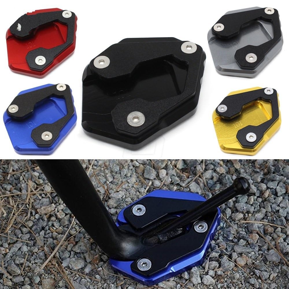 ASDRDDARF Motorrad-Seitenständerpolster Für Y&AMAHA MT09 2021 2022 Tracer 9 Tracer9 GT- Motorrad Kickstand Fuß MT-09 Seite Stehen Verlängerung Pad Unterstützung Vergrößern Platte(4) von ASDRDDARF