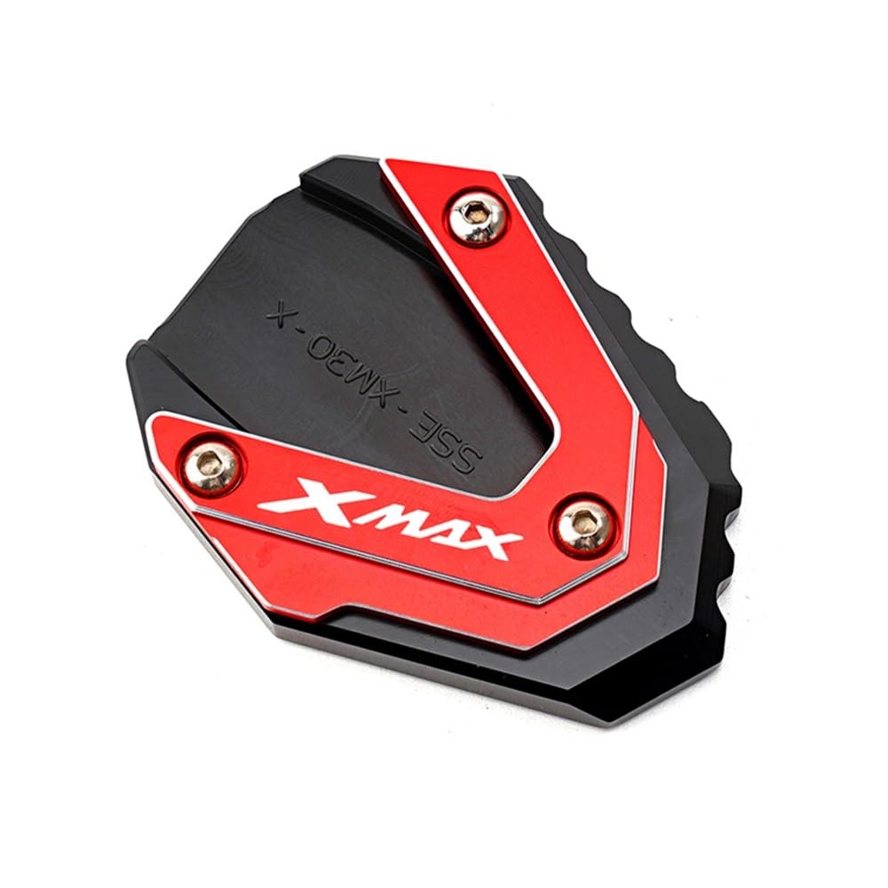 ASDRDDARF Motorrad-Seitenständerpolster Für Y&AMAHA Xmax 300 2023 Xmax 125 250 400 X-MAX300 Motorrad CNC Seite Stehen Enlarger Kickstand Pad(1) von ASDRDDARF