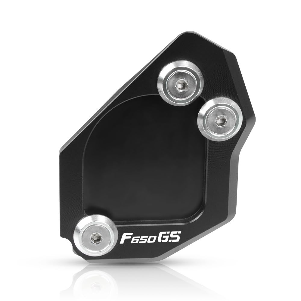 ASDRDDARF Motorrad-Seitenständerpolster Motorrad-Seitenständer-Verlängerungspolster, Ständerschutz, Vergrößerungs-Stützplatte Für B&MW F650GS F650 GS F 650GS 650 GS 2008–2014(Black4) von ASDRDDARF