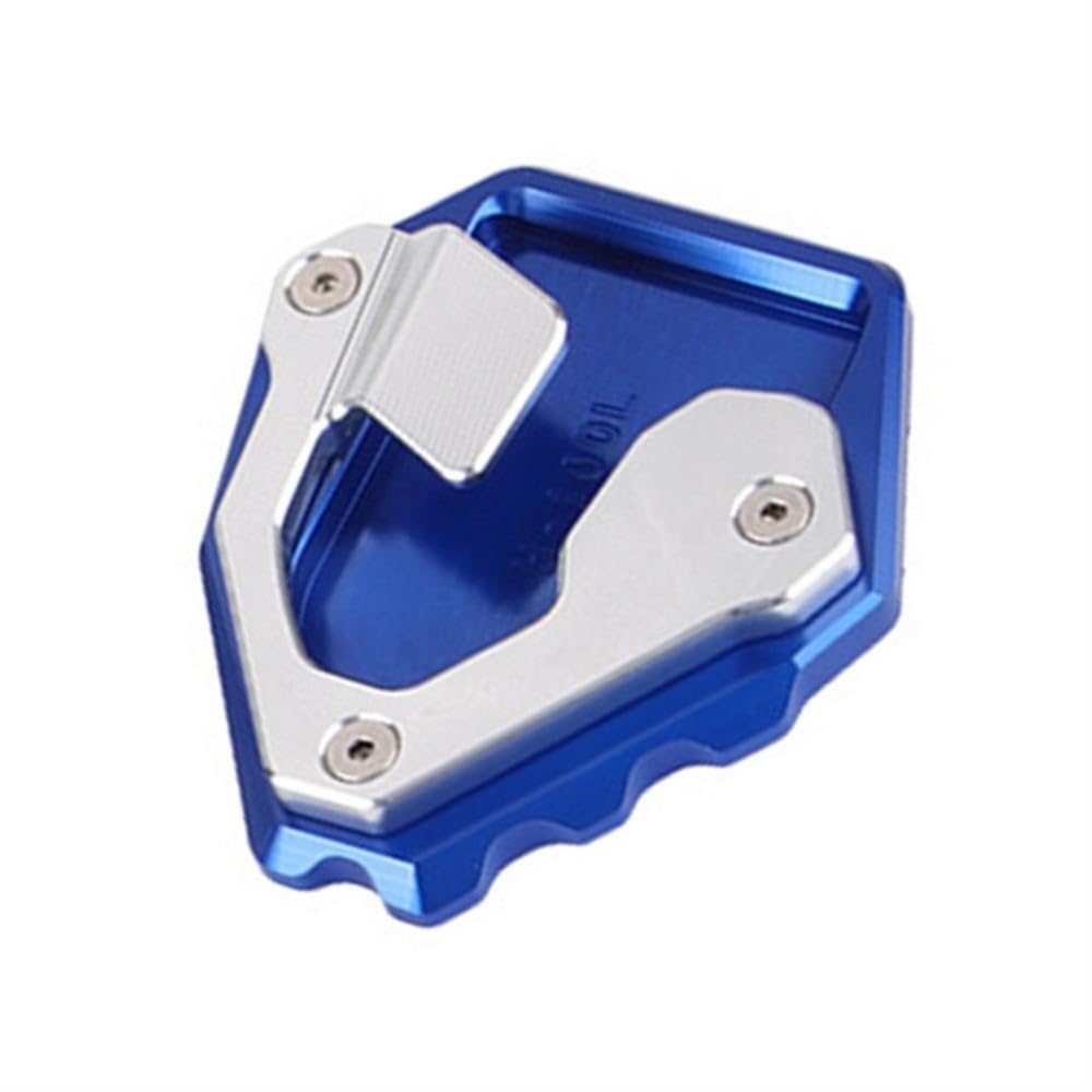 ASDRDDARF Motorrad-Seitenständerpolster Motorrad Ständer Fuß Seite Stehen Verlängerung Pad Unterstützung Platte Fit Für Y&AMAHA MT-09 Sp MT09 SP 2021 2022(Blue4) von ASDRDDARF