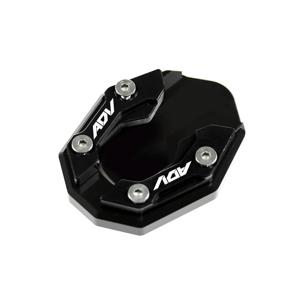 ASDRDDARF Motorrad-Seitenständerpolster Motorradzubehör Für H&ONDA ADV150 ADV350 PCX160 PCX150 ADV PCX 350 160 150 Seitenständer Vergrößerungsplatte Ständerverlängerung(ADV-1) von ASDRDDARF