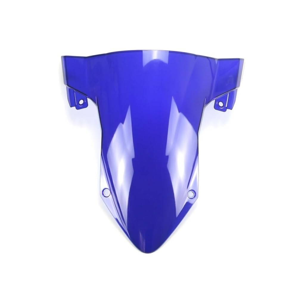 ASDRDDARF Windschutzscheibe Motorrad Für B&MW Für S1000RR 2019 2020 2021 2022 2023 Motorrad Windschutzscheibe Windschutz Double Bubble(Blue) von ASDRDDARF