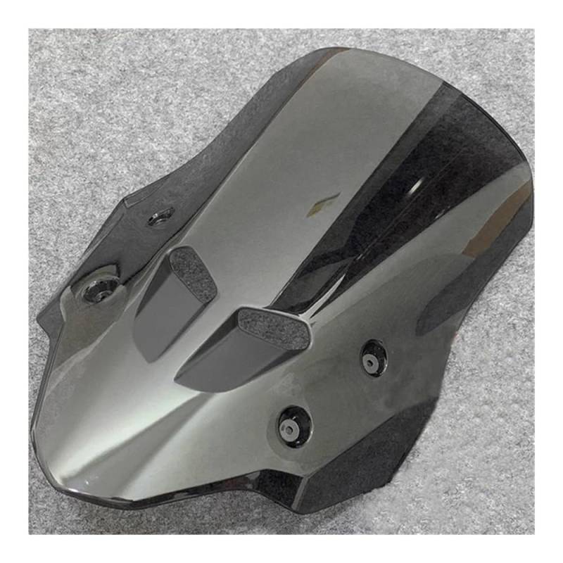 ASDRDDARF Windschutzscheibe Motorrad Für CB 400X Für CB 500X 2018-2024 Windschutzscheibe Windschutz Bildschirm Für CB500X Für CB400X Double Bubble Wind Deflektor Verkleidung(Gray) von ASDRDDARF