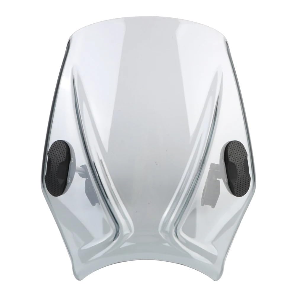 ASDRDDARF Windschutzscheibe Motorrad Für H&ONDA CB650R Für KA&WA&SAKI Für Dukadi Universal Windschutzscheibe Spoiler Für XSR700 XSR900 Motorrad Windschutzscheibe(Light Gray) von ASDRDDARF