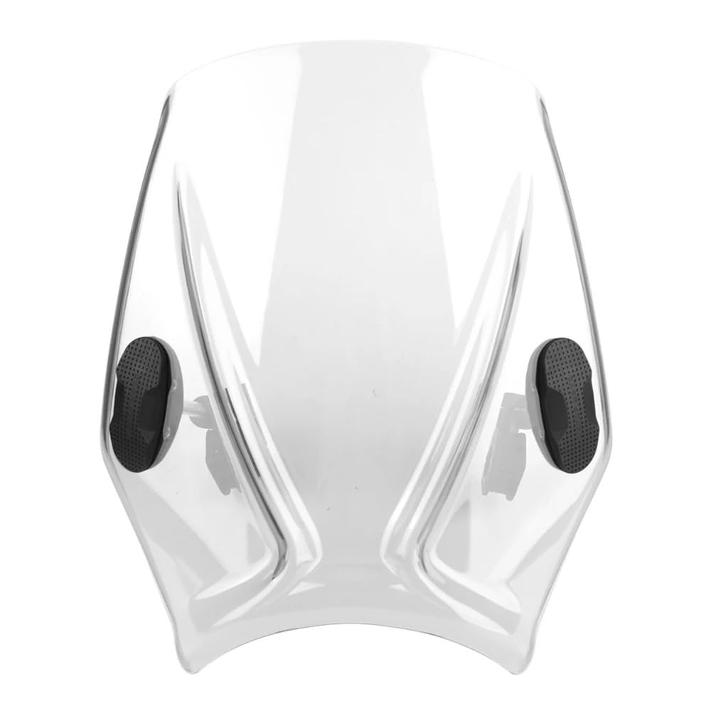 ASDRDDARF Windschutzscheibe Motorrad Für H&ONDA CB650R Für KA&WA&SAKI Für Dukadi Universal Windschutzscheibe Spoiler Für XSR700 XSR900 Motorrad Windschutzscheibe(Transparent) von ASDRDDARF