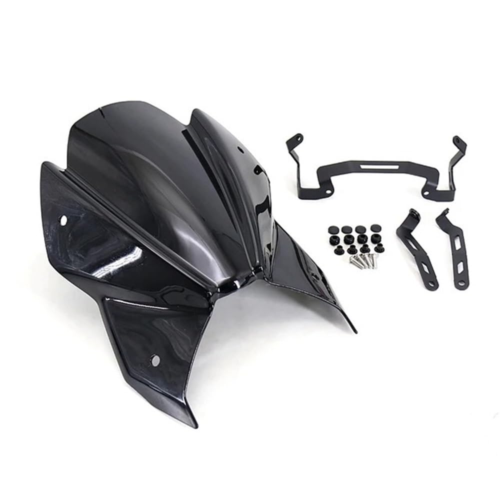 ASDRDDARF Windschutzscheibe Motorrad Für Suzuki GSX-S950 GSX-S1000 GSX-S 950 GSXS 1000 2021 2022 2023 Frontscheibe Wind Schild Zubehör Windschutz Windschutz(Black) von ASDRDDARF