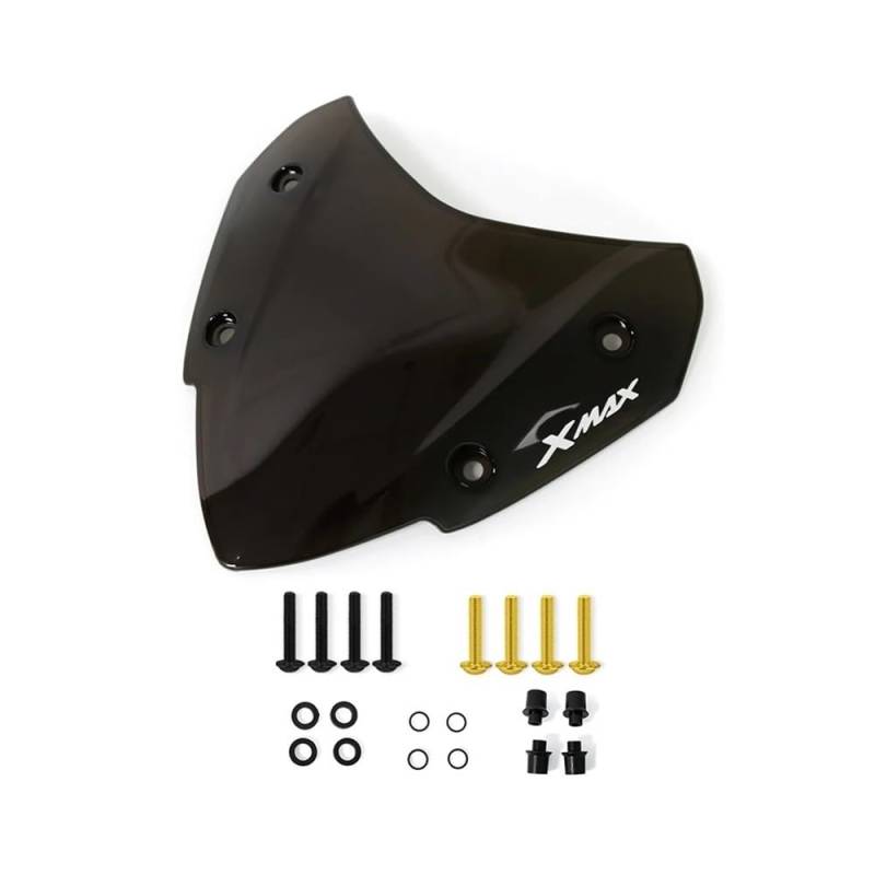 ASDRDDARF Windschutzscheibe Motorrad Für X-MAX300 Für XMAX300 2017-2021 Motorrad Sport Windschutzscheibe Windschutz Visier Viser Für Y&AMAHA Für XMAX300 Für Xmax250 Für Xmax 250(Black1) von ASDRDDARF