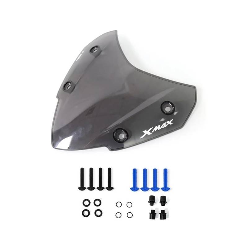 ASDRDDARF Windschutzscheibe Motorrad Für X-MAX300 Für XMAX300 2017-2021 Motorrad Sport Windschutzscheibe Windschutz Visier Viser Für Y&AMAHA Für XMAX300 Für Xmax250 Für Xmax 250(Smoke 2) von ASDRDDARF