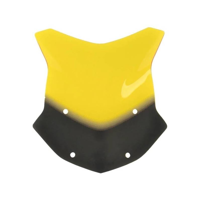 ASDRDDARF Windschutzscheibe Motorrad Motorrad R1200GS R1250GS Windschutzscheibe Windschutz Für B&MW R1200GS LC ADV GS1250 Wind Schild Screen Protector 2014-2023(Black Yellow 480MM) von ASDRDDARF