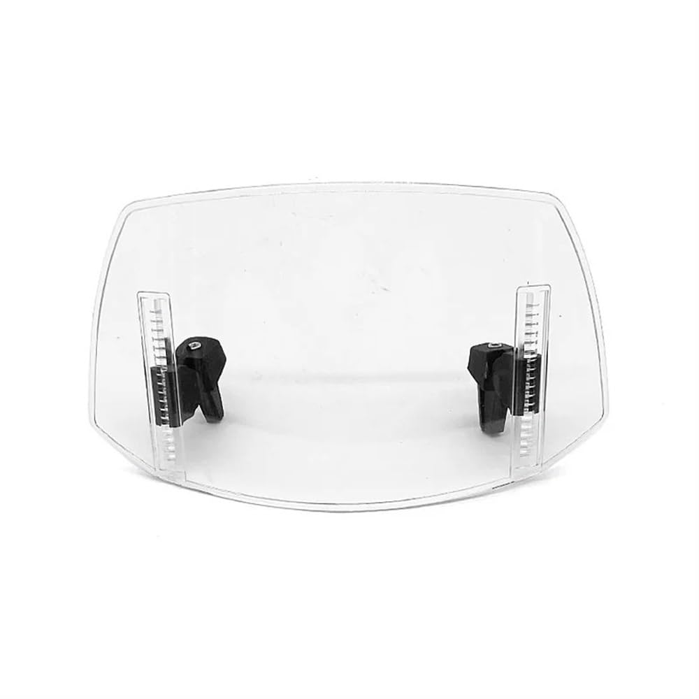 Motorrad windschild Für B&MW C400X C400GT C650GT C650 Sport G650GS R1150GS Universal Motorrad Windschutzscheibe Verlängerung Einstellbare Spoiler Deflektor(Transparent) von ASDRDDARF