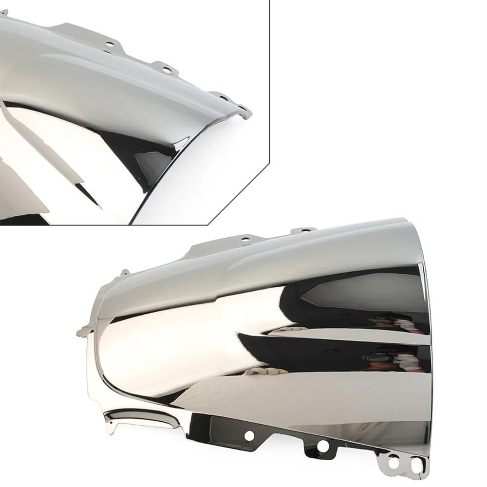 Motorrad windschild Für Y&AMAHA R1 2020 2021 2022 Motorrad Frontscheibe Windschutz Bildschirm(Silver) von ASDRDDARF