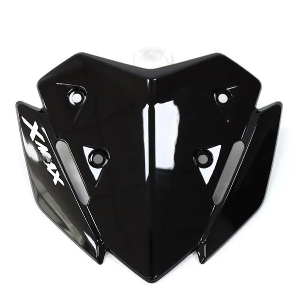 Motorrad windschild Für Y&AMAHA XMAX250 XMAX300 2023 2024 Xmax 300 XMAX125 2024 Motorrad Frontscheibe Windschutzscheibe Verkleidung Visier Deflektor Windschutzscheibe(Black) von ASDRDDARF