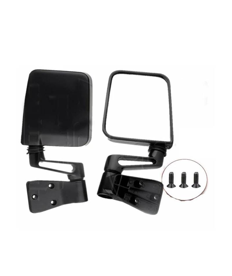 Rückspiegel Abdeckung Manuelle Rückspiegel Für 1987-2002 Für Jeep Für Wrangler LH (Fahrerseite) & RH (Beifahrerseite) 55027207 55027208 Auto Spiegelkappen von ASFDSG