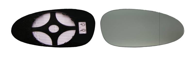 ASG Technik Außenspiegel Spiegelglas Ersatzglas kompatibel mit Porsche 911, 997 Cayman, 997 Boxster Baujahr 2005-2009 von ASG Technik