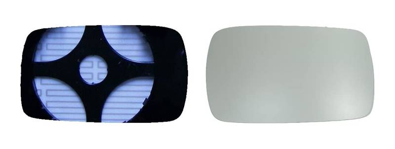 ASG Technik Außenspiegel Spiegelglas Ersatzglas kompatibel mit VW Golf 1/VW Golf Cabriolet von Bj.1974–1991 (auch bis 1993) von ASG Technik