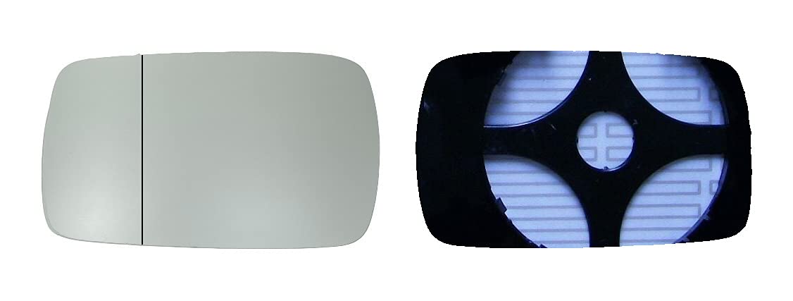 ASG Technik Außenspiegel Spiegelglas Ersatzglas kompatibel mit VW Golf 1/VW Golf Cabriolet von Bj.1974–1991 (auch bis 1993) von ASG Technik