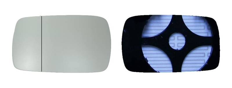 ASG Technik Außenspiegel Spiegelglas Ersatzglas kompatibel mit VW Golf 1/VW Golf Cabriolet von Bj.1974–1991 (auch bis 1993) von ASG Technik